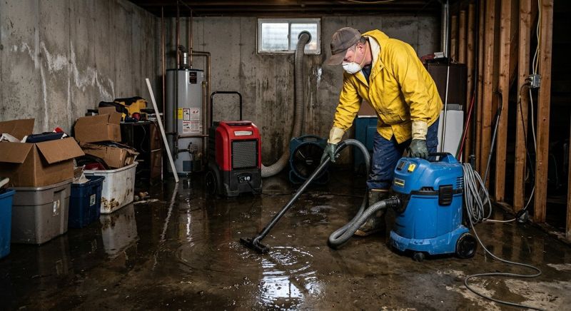Basement Water Extraction in Santa Rosa, CA