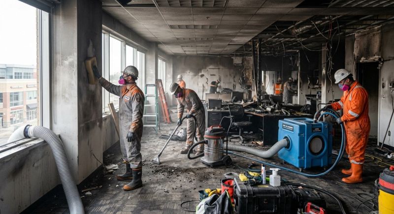Fire Damage Cleanup in Mesa, AZ