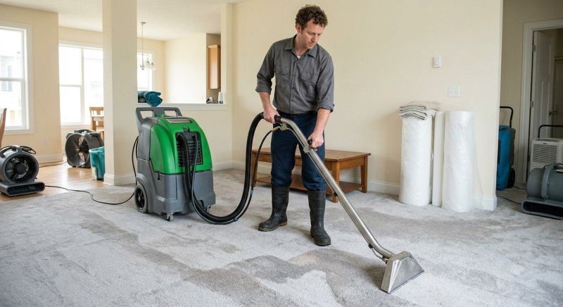 Wet Carpet Drying in Santa Rosa, CA