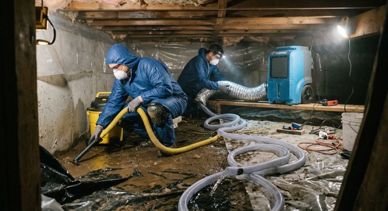 Basement Water Cleanup in Wilmington, NC