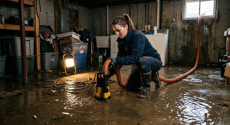 Basement Water Removal in Napa, CA