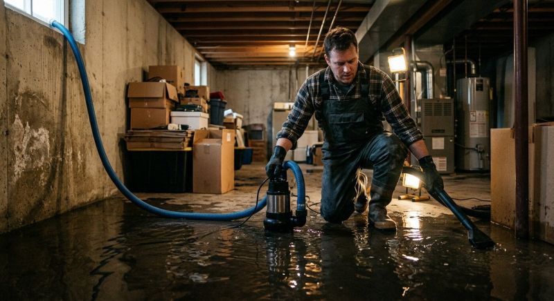 Basement Water Removal in Wilmington, NC