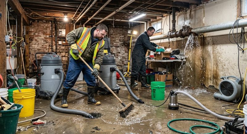 Burst Pipe Cleanup in Santa Rosa, CA