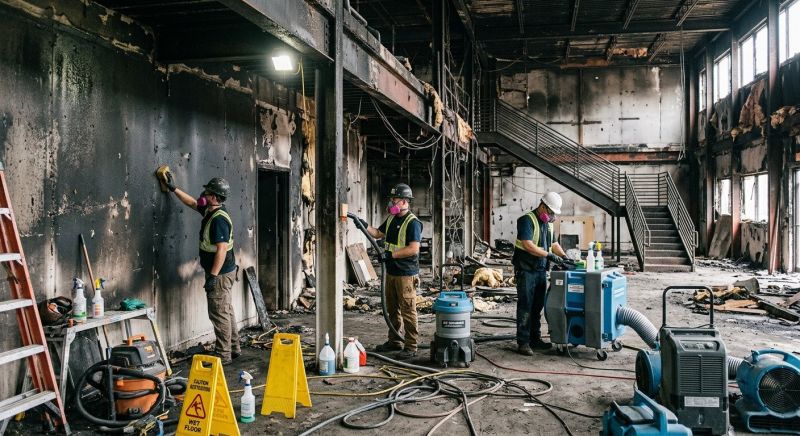 Commercial Fire Damage Repair in Scottsdale, AZ