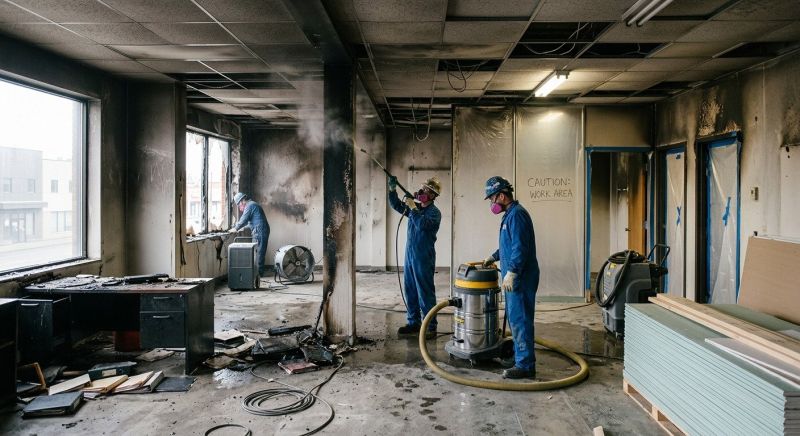 Commercial Fire Restoration in Scottsdale, AZ