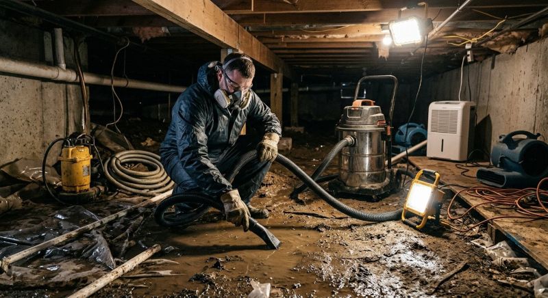 Crawl Space Water Remediation in Santa Rosa, CA