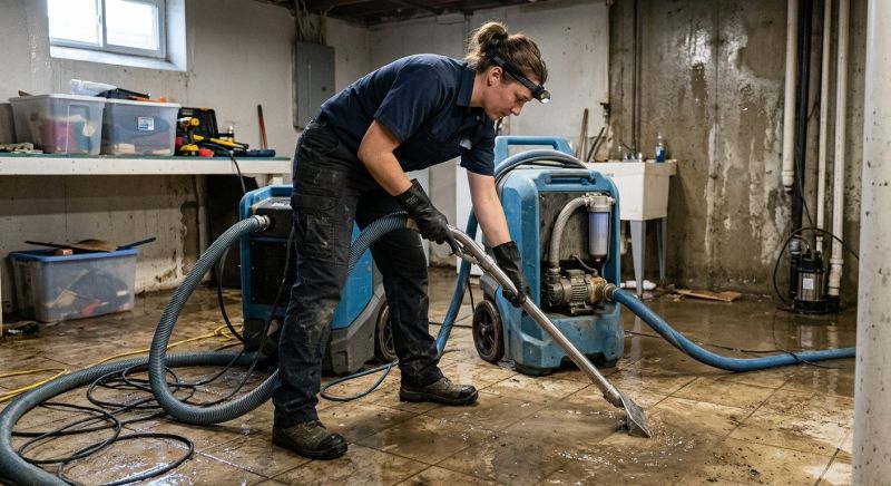 Crawlspace Water Cleanup in Gilbert, AZ