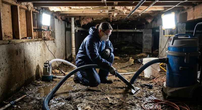 Crawlspace Water Cleanup in Chandler, AZ