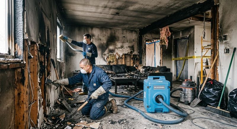 Fire Damage Cleanup in Scottsdale, AZ