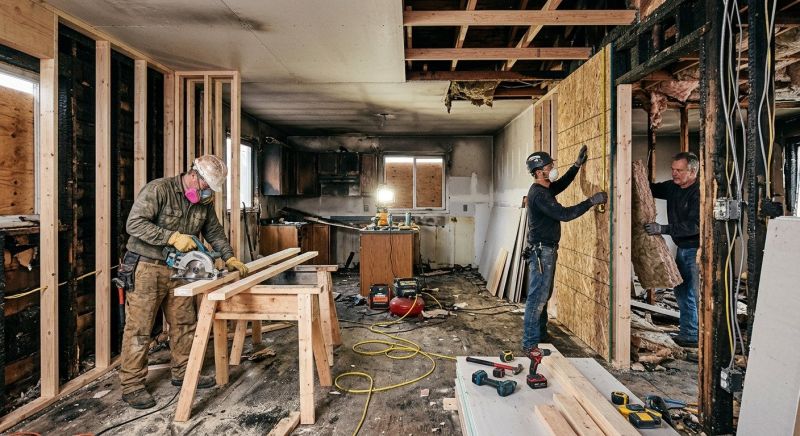Fire Damage Reconstruction in Mesa, AZ