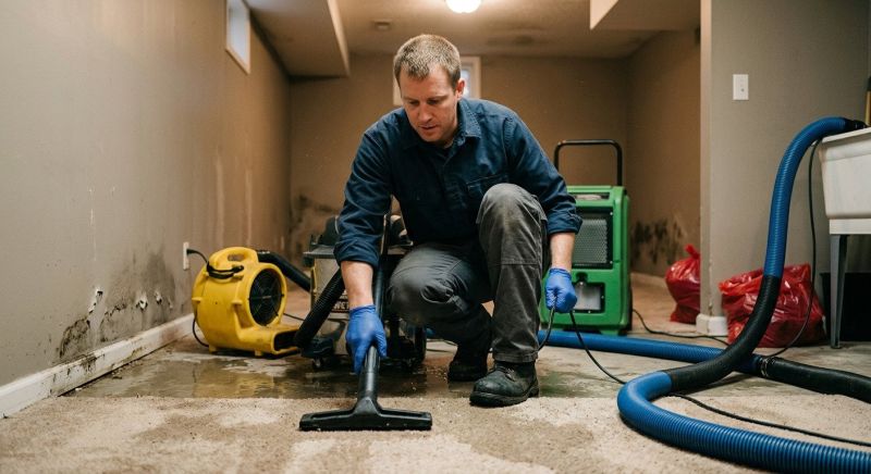Flooded Basement Cleanup in Santa Rosa, CA