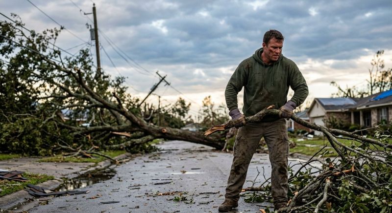 Storm Damage Cleanup in Mesa, AZ