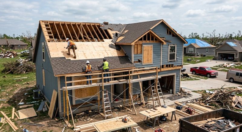 Tornado Damage Repair in Olathe, KS