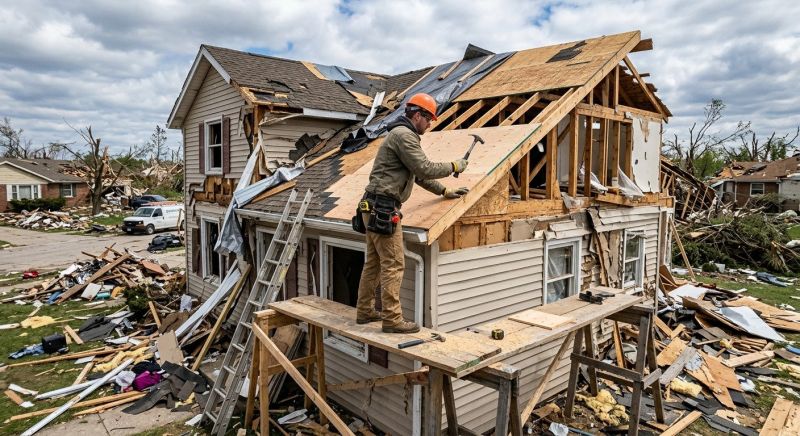 Tornado Damage Restoration in Kansas City, KS